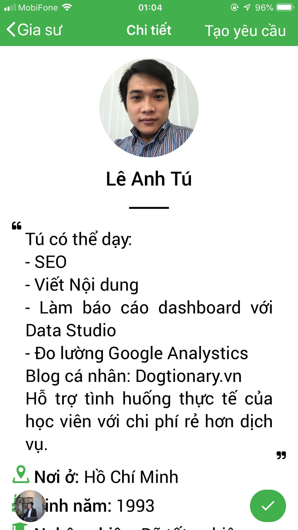 App Daykemtainha.vn Seo